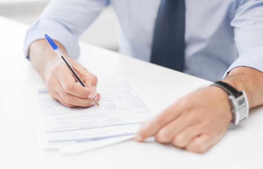 Tile Contract Being Written